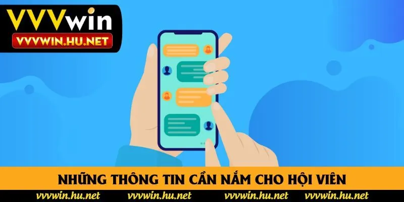 Những thông tin cần nắm cho hội viên Những thông tin cần nắm cho hội viên